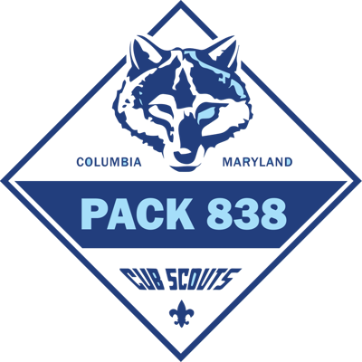 Cub Scout Pack 838 logo